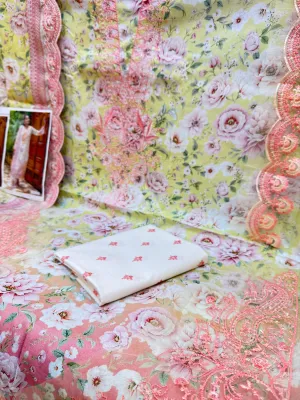 Pakistani-Inspired Unstitched Set